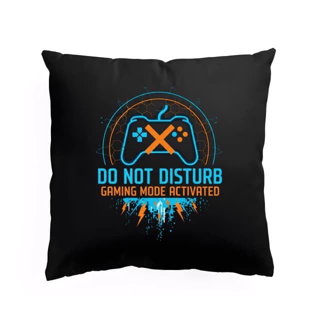 Polštář Do Not Disturb  Herní Režim Aktivován Neonová Herní Zóna Pro Vášnivé Hráče