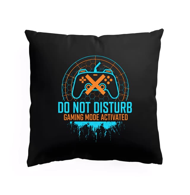 Polštář Nevyrušovat  Do Not Disturb Gaming Mode Activated Pro Vášnivé Hráče