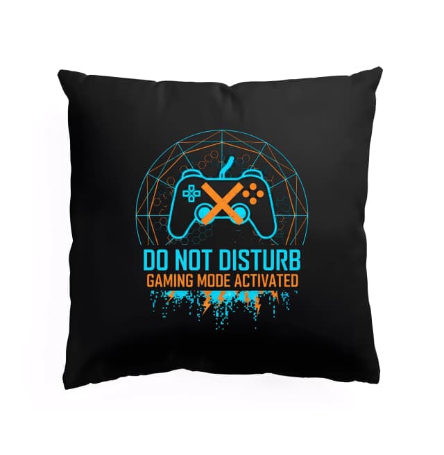 Polštář Neonový Gamepad Do Not Disturb Gaming Mode Aktivní Pro Hráče