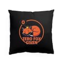 Polštář Zero Fox  Spící Korunní Liška Žádné Starosti Jen Královský Humor