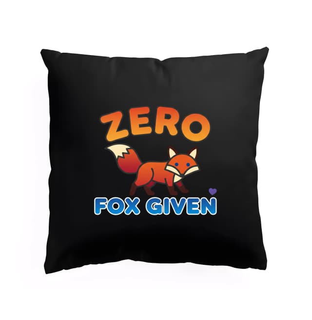 Polštář Roztomilý Vtipný Lišák Zero Fox Given Originální Design Pro Radost