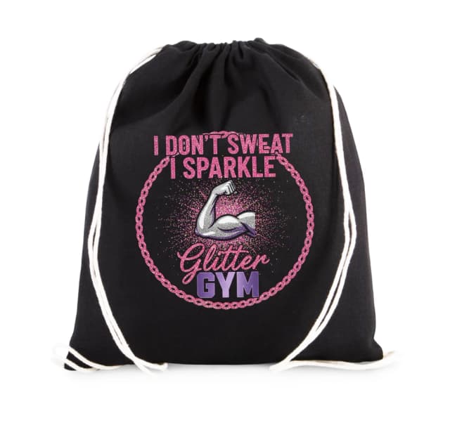 Pytlík Nemám Pot Jen Se Třpytím Glitter Gym Síla A Styl