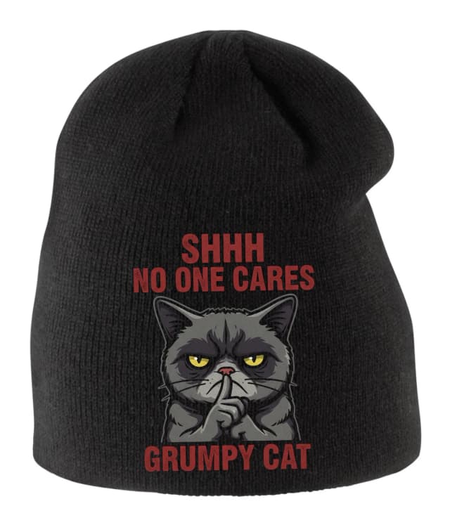 Dětská čepice Ticho Nikoho To Nezajímá Grumpy Cat V Akci