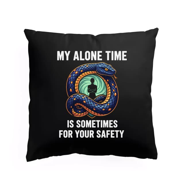 Polštář My Alone Time Hadí Samota Pro Vaši Bezpečnost A Klid