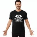 Pánské tričko Tiše Soudím Vaše Fonty Oko Typografa A Humorná Kritika
