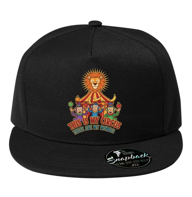 Snapback Můj Veselý Cirkus Plný Mých Opiček This Is My Circus These Are My Monkeys
