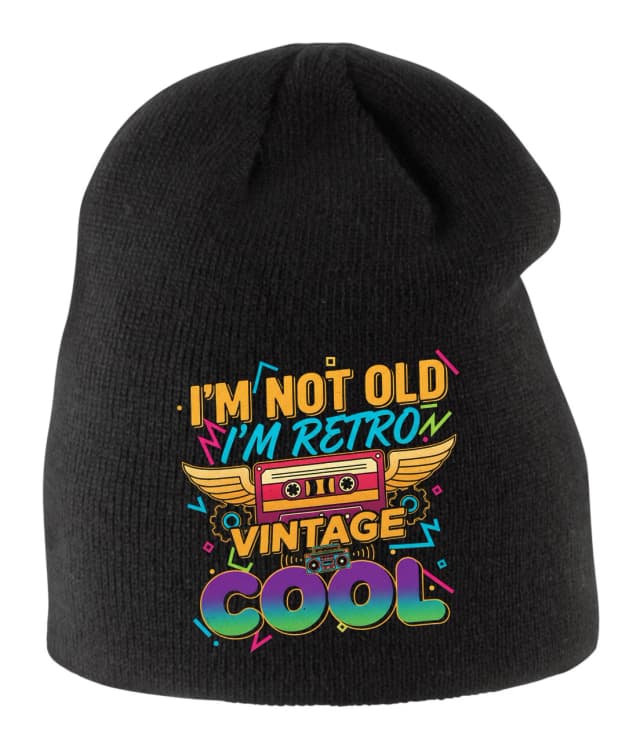Dětská čepice Nejsem Starý Jsem Retro Vintage Cool Duše Osmdesátek