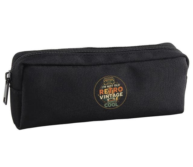 Penál Nejsem Starý Jsem Retro Vintage Cool Vinyl Kazeta A Boombox
