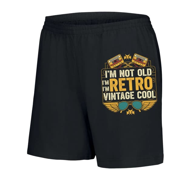 Dámské šortky Nejsem Starý Jsem Retro Vintage Cool Kazety Křídla A Pixelová Nostalgie