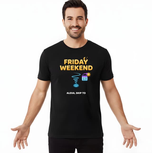 Pánské tričko Alexa Přeskoč Hned Na Friday Weekend Prosím