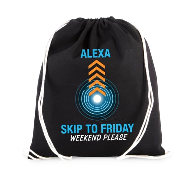 Pytlík Alexa Přeskoč Na Pátek Víkend Prosím Neonová Párty Nálada