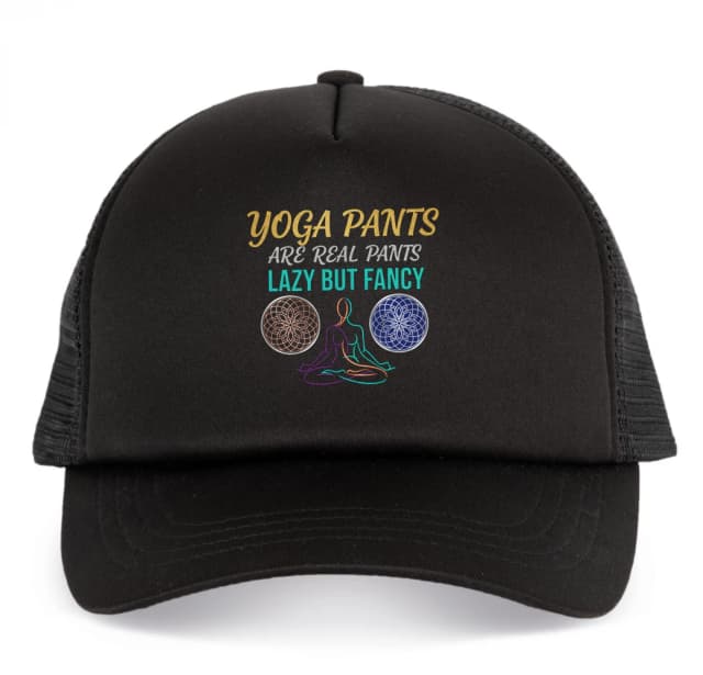Trucker čepice Zen Pohodlí A Elegantní Lenošnost S Mandalou A Třpytivým Stylem