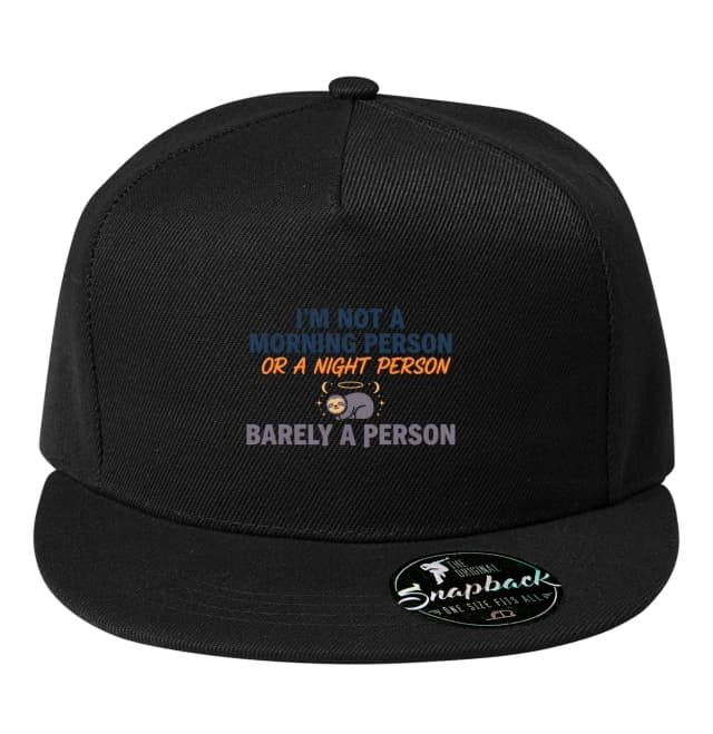 Snapback Nejsem Ranní Ani Noční Člověk Spíš Lenochod Sotva Člověk