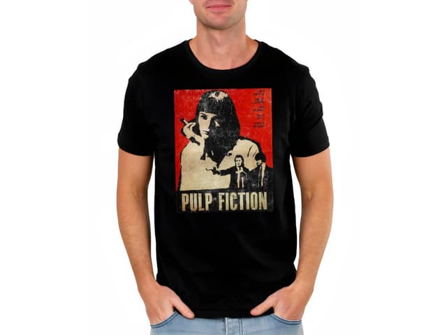 Pánské tričko Retro vzhled, filmová sláva - Pulp Fiction se vrátila