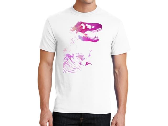 Pánské tričko Růžový T-Rex