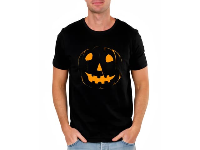 Pánské tričko, ve světelném stylu na Halloween