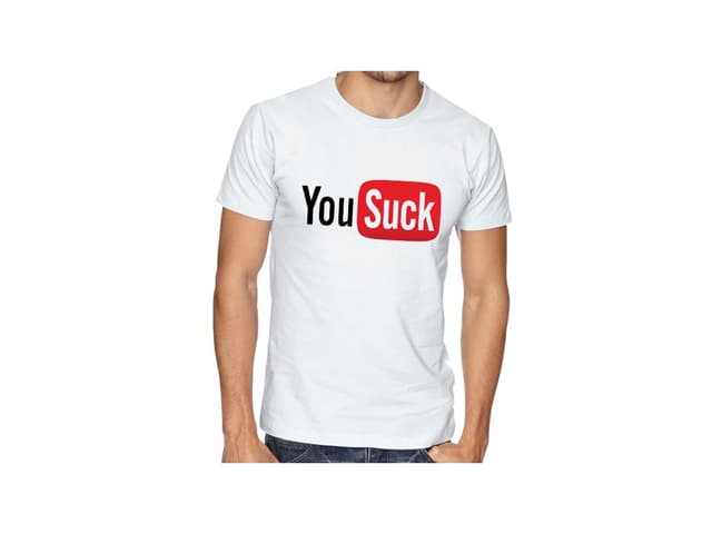 Pánské tričko Youtube parodie