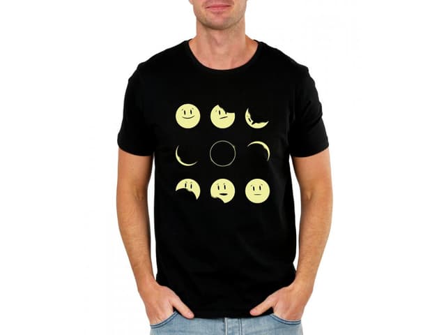 Pánské tričko Měsíc Smiley