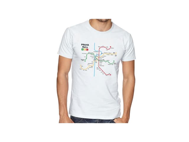 Pánské tričko Pražské metro
