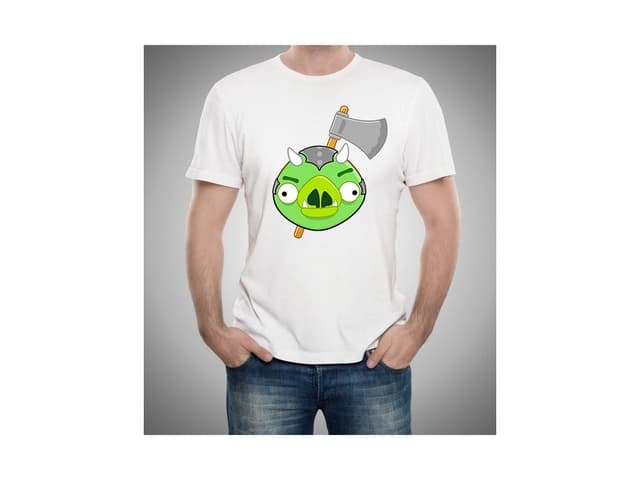 Pánské tričko Angry Birds vs. Gamorreans