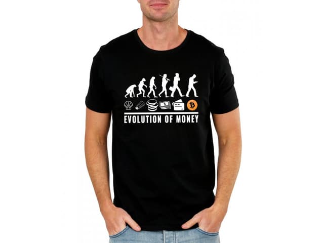 Pánské tričko Evoluce peněz