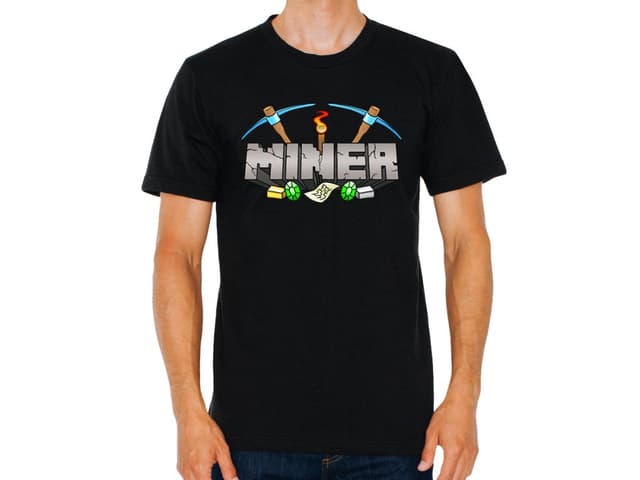 Pánské Minecraft tričko - Horník