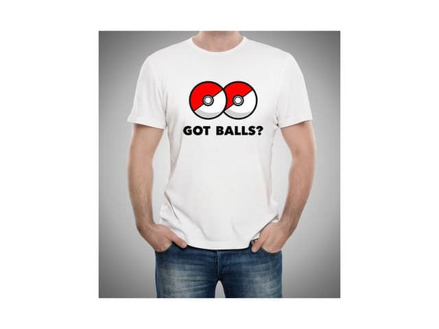 Pánské tričko Pokemon GO - You Have Balls