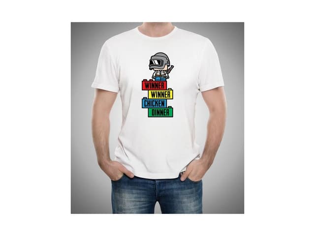 Pánské PUBG kostka tričko