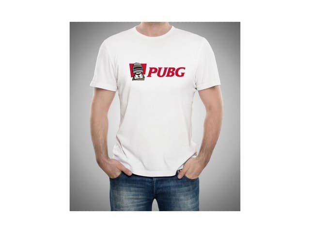 Pánské PUBG tričko s KFC imitací