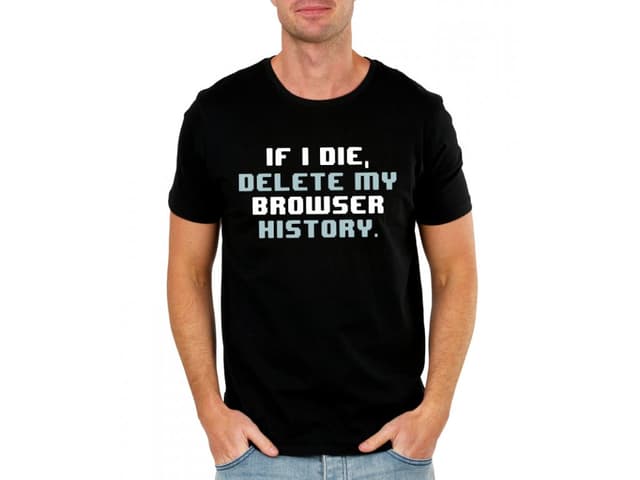 Pánské tričko historie prohlížení