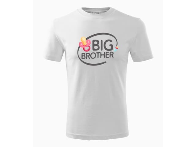 Pánské tričko pro sourozence - Big Brother dudlík