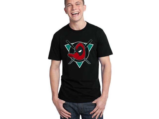 Pánské tričko Anaheim Ducks Majestic - Deadpool parodie