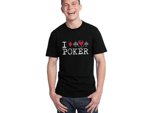 Pánské tričko, I Love Poker
