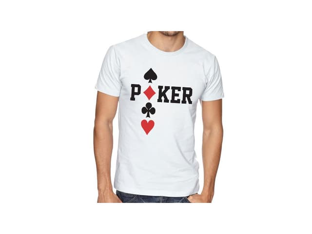 Pánské tričko Poker Káry Piky Kříže Srdce