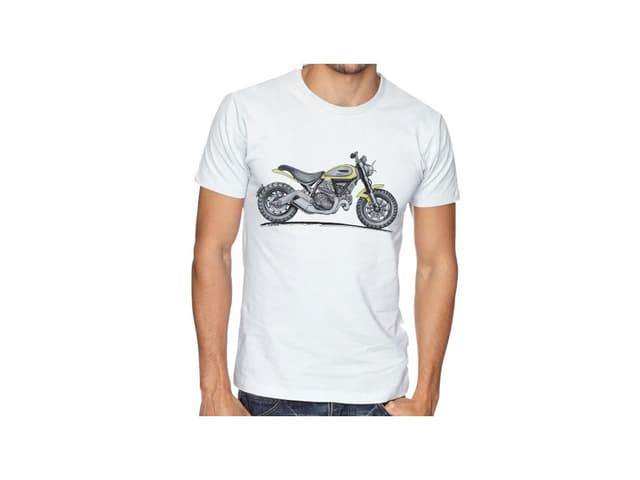 Pánské tričko Ducati motorkář