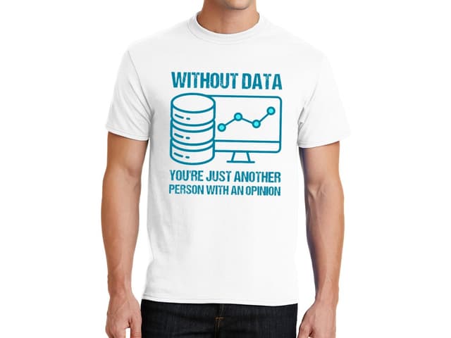 Pánské tričko Věda a Data