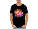 Pánské tričko Instagram květiny
