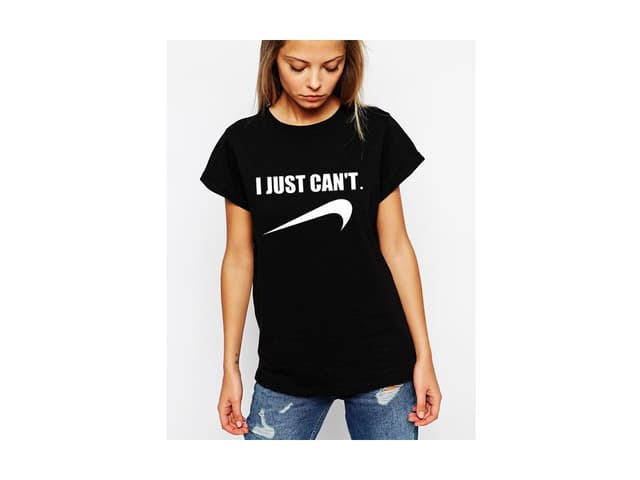 Dámské tričko, co prostě nemůžu - Nike Parodie