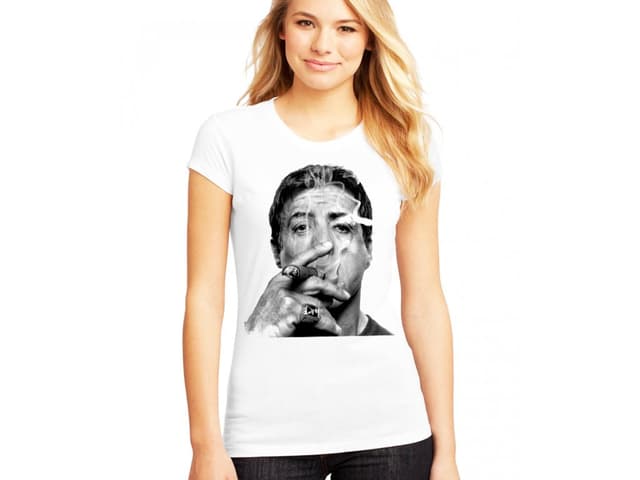 Dámské tričko Sylvester Stallone cigareta