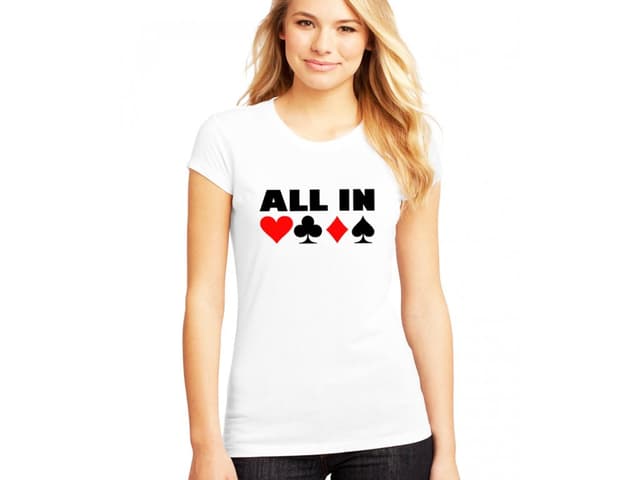 Dámské tričko ALL IN Poker