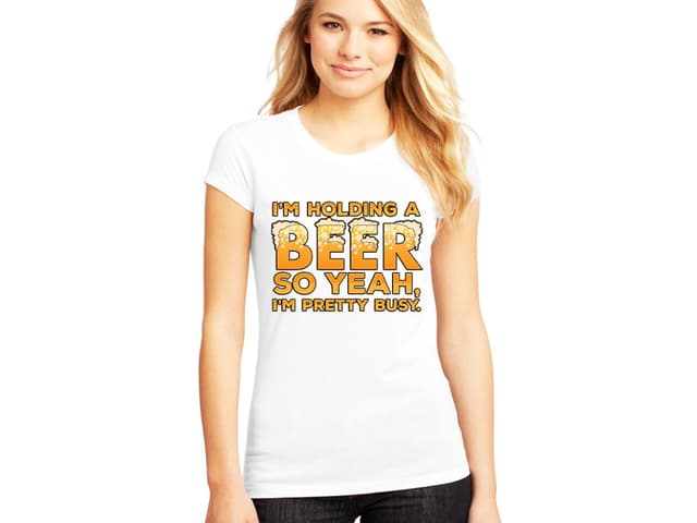 Dámské tričko "I'm literally beer"