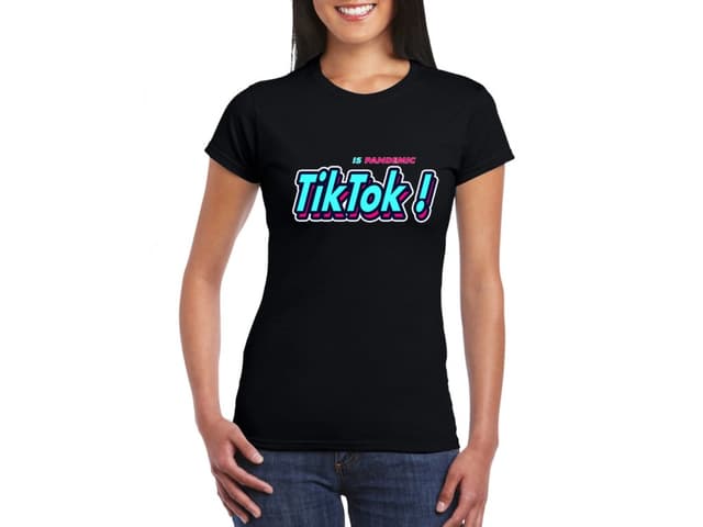 Dámské tričko TikTok s pandemií