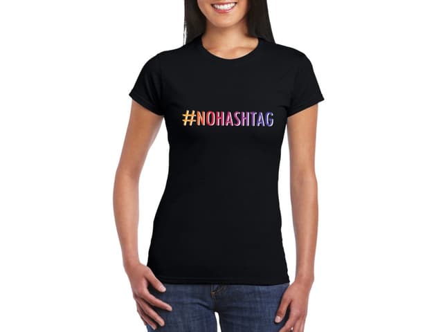 Dámské tričko Bez hashtagu
