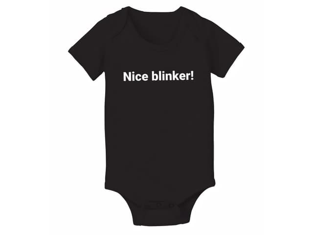 Dětské body Pěkný blinkr, brácho - Humor za volantem