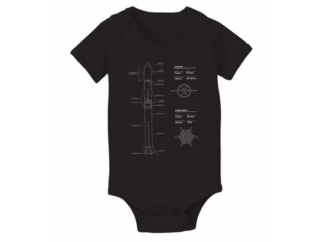 SpaceX nerdwear dětské oblečení - nakresli si cestu na rudou planetu