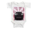 Dětské body Tesla kostkovaný vzor