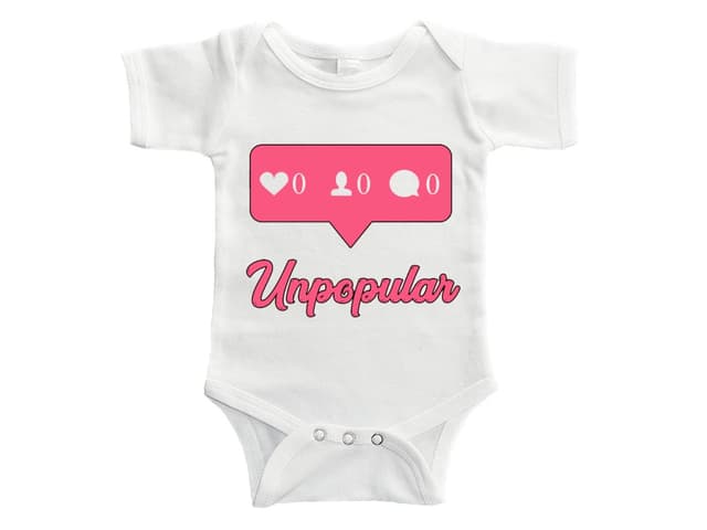 Dětské body Nepopulární Instagram