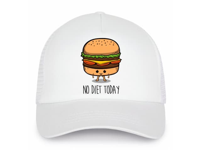 Dětská čepice "Dnes nedržím dietu"