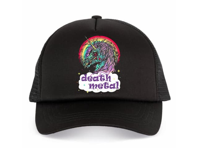 Dětská čepice Death Metal Jednorožec