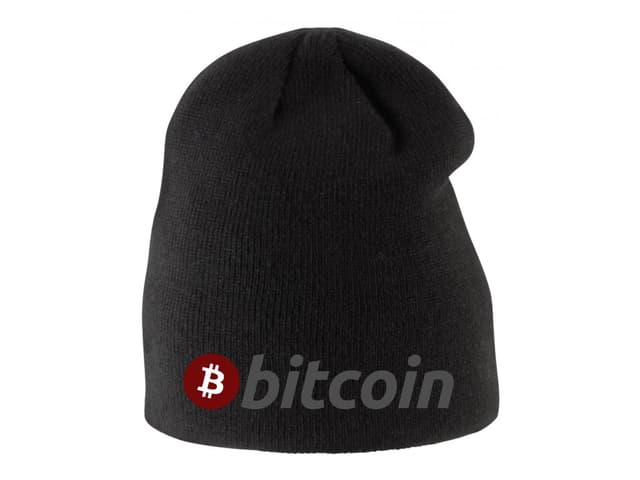 Bitcoin dětská zimní čepice